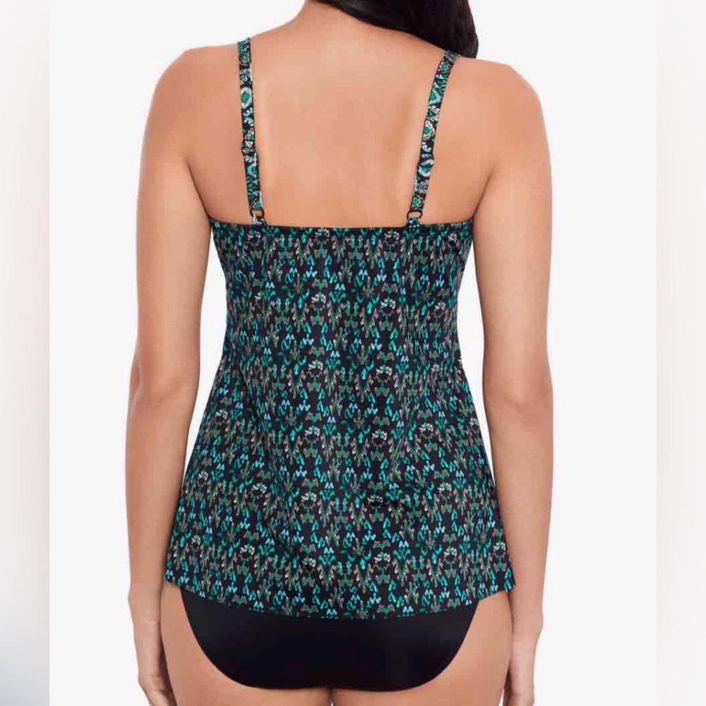 NWT Miraclesuit Myrra Tankini Top in Bijoux sz 16 - Picture 4 of 6